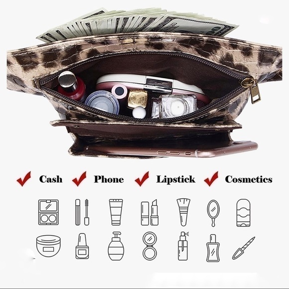 𝅺new- Leopard Pattern, Fanny Pack, HipBag, Fashion Waist Pack, Adjustable Belt, - Picture 4 of 6